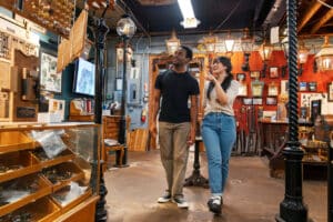 Part of a Series: Visiting an Antique Shop that offers architectural antiques and restoration services.